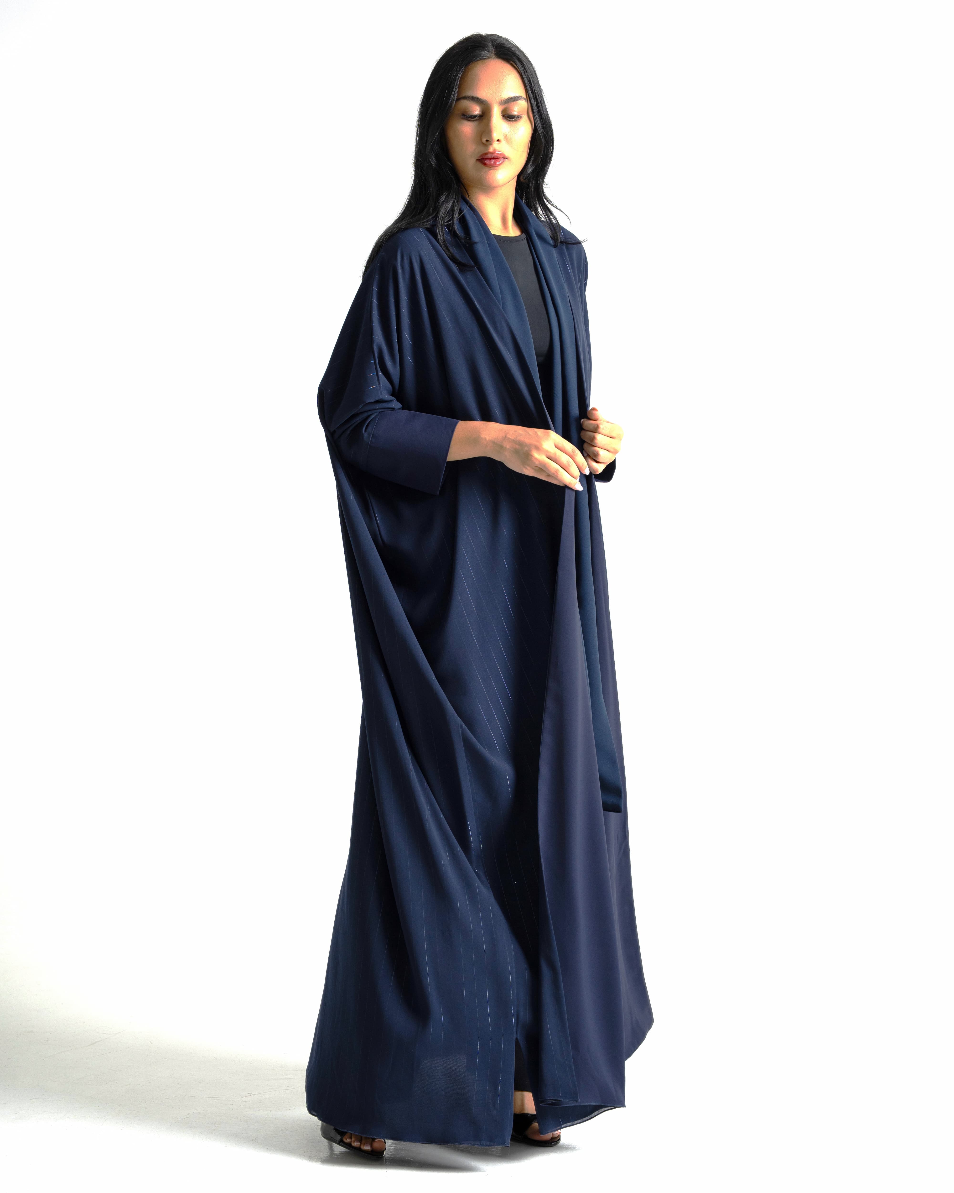 A25-10 Navy Blue Striped