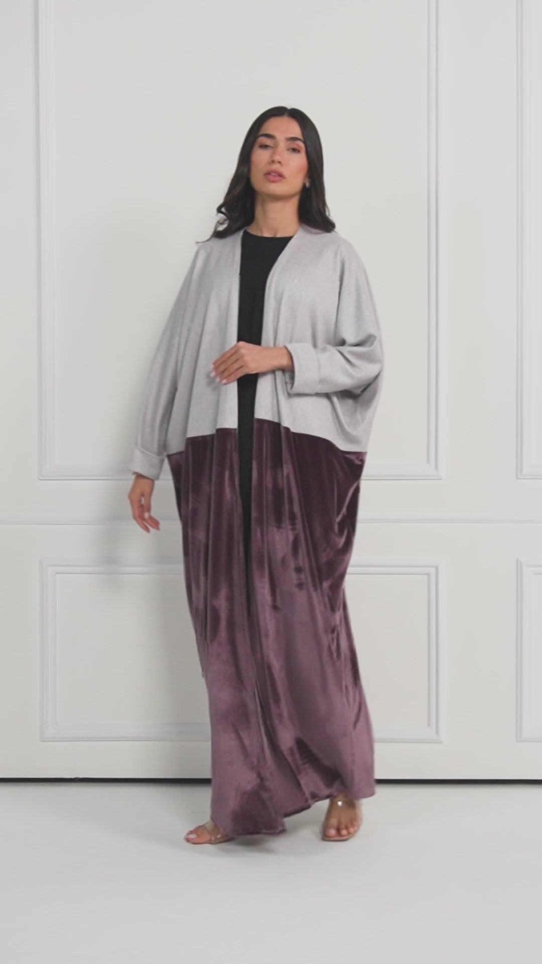 A25-40 Grey Purple Black